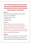 NU 310 FINAL EXAM 2026 PACKAGE DEAL &ndash; 200&plus; REAL EXAM QUESTIONS & VERIFIED ANSWERS &lpar;MEDICAL-SURGICAL NURSING&rpar;&NewLine;&NewLine;