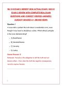 NU 310 EXAM 2 NEWEST 2026 ACTUAL EXAM &ndash; 200&plus; REAL QUESTIONS & VERIFIED ANSWERS &lpar;FUNDAMENTALS OF NURSING&rpar;&NewLine;&NewLine;
