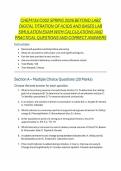 CHEM134 C002 SPRING 2026 BEYOND LABZ DIGITAL TITRATION OF ACIDS AND BASES LAB SIMULATION EXAM WITH CALCULATIONS AND PRACTICAL QUESTIONS AND CORRECT ANSWERS