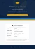 SED2601 Exam Revision May&sol;June 2026 Past Papers Questions & Answers 2026 &vert;Sociology of Education&vert;