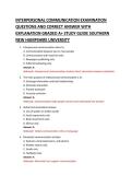 INTERPERSONAL COMMUNICATION EXAMINATION &NewLine;QUESTIONS AND CORRECT ANSWER WITH &NewLine;EXPLANATION GRADED A&plus; STUDY GUIDE SOUTHERN NEW HAMPSHIRE UNIVERSITY &NewLine;