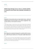 NREMT emergency medical technician EXAM A&plus; GRADE ASSURED COMPLETE SOLUTIONS AND VERIFIED ANSWERS