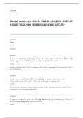 VATI RN mental health proctored EXAM A&plus; GRADE ASSURED COMPLETE SOLUTIONS AND VERIFIED ANSWERS