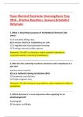 Texas Electrical Contractor Licensing Exam Prep 2026 &ndash; Practice Questions&comma; Answers & Detailed Rationales