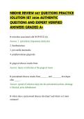 NBDHE REVIEW 667 QUESTIONS PRACTICE&NewLine;SOLUTION SET 2026 AUTHENTIC&NewLine;QUESTIONS AND EXPERT VERIFIED&NewLine;ANSWERS GRADED A&plus;