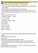 WGU HESI NUTRITION D440 STUDY GUIDE AND EXAM REVIEW NOTES WITH DIETS&comma; VITAMINS&comma; NG TUBES&comma; TPN&comma; AND NUTRITION THERAPY A&plus; VERIFIED LATEST VERSION