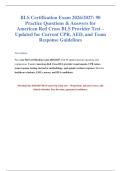 BLS Certification Exam 2026&sol;2027 &ndash; 90 Practice Questions 