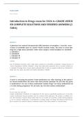 NCLEX RN pharmacology EXAM A&plus; GRADE ASSURED COMPLETE SOLUTIONS AND VERIFIED ANSWERS