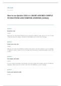 APEA myQbank EXAM A&plus; GRADE ASSURED COMPLETE SOLUTIONS AND VERIFIED ANSWERS