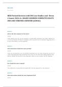 HESI case studies EXAM A&plus; GRADE ASSURED COMPLETE SOLUTIONS AND VERIFIED ANSWERS