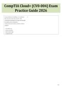 CompTIA Cloud&plus; &lpar;CV0-004&rpar; Exam&NewLine;Practice Guide 2026