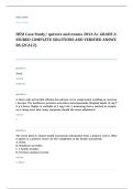 HESI case studies EXAM A&plus; GRADE ASSURED COMPLETE SOLUTIONS AND VERIFIED ANSWERS