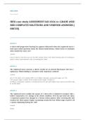 HESI case studies EXAM A&plus; GRADE ASSURED COMPLETE SOLUTIONS AND VERIFIED ANSWERS