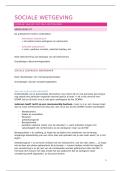 Samenvatting Sociale Wetgeving &vert; KMO & Ondernemen 