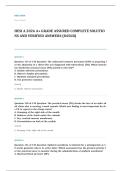 HESI PN adult medical surgical EXAM A&plus; GRADE ASSURED COMPLETE SOLUTIONS AND VERIFIED ANSWERS