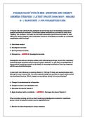 Pharmacology EvolvE hESI QUESTIoNS aND corrEcT&NewLine;aNSWErS &lpar;vErIFIED&rpar; &vert; laTEST UPDaTE 2026&sol;2027 &vert; graDED&NewLine;a&plus; &vert; BraND NEW &vert; 100&percnt; gUaraNTEED PaSS 