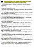 WGU D440 HESI NUTRITION PRACTICE TEST 1 &ndash; NUTRITION CONCEPTS&comma; THERAPEUTIC DIETS&comma; VITAMINS & ENTERAL NUTRITION REVIEW QUESTIONS AND ANSWERS A&plus; VERIFIED LATEST VERSION