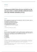 HESI case studies EXAM A&plus; GRADE ASSURED COMPLETE SOLUTIONS AND VERIFIED ANSWERS
