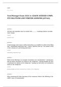 food manager EXAM A&plus; GRADE ASSURED COMPLETE SOLUTIONS AND VERIFIED ANSWERS