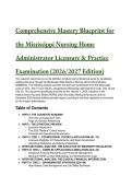 2026&sol;2027 Mississippi Nursing Home Administrator &lpar;NHA&rpar; Licensure Exam&colon; The Elite 60-Question Mastery Blueprint