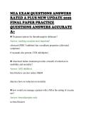 NEA EXAM QUESTIONS ANSWERS&NewLine;RATED A PLUS NEW UPDATE 2026&NewLine;FINAL PAPER PRACTICE&NewLine;QUESTIONS ANSWERS ACCURATE&NewLine;A&plus;