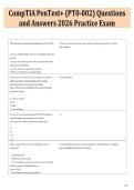CompTIA PenTest&plus; &lpar;PT0-002&rpar; Questions&NewLine;and Answers 2026 Practice Exam