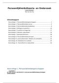 Persoonlijkheidstheorie en -Onderzoek Leerdoelen Uitwerking &lpar;P&lowbar;BPEROND&rpar;