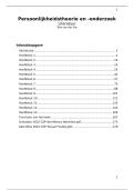  Persoonlijkheidstheorie- en Onderzoek Tentamenliteratuur Uitwerking &lpar;P&lowbar;BPEROND&rpar;