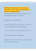 2026&sol;2027 Kettering PSG State Board&NewLine;Exam Prep with 100&percnt; Correct Answers &vert;&NewLine;Verified &vert; Updated 2026