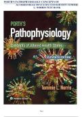 Porth&rsquo;s Pathophysiology Concepts of Altered Health States 11th Edition Tommie L&period; Norris Test Bank Complete Practice Questions and Answers latest update 2026-2027