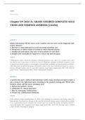 NUR 2488 mental health nursing EXAM A&plus; GRADE ASSURED COMPLETE SOLUTIONS AND VERIFIED ANSWERS
