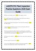 LADOTD PCC Plant Inspection&NewLine;Practice Questions 2026 Exam&NewLine;Guide