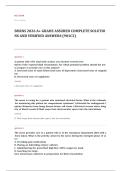 ABLS advanced burn life support EXAM A&plus; GRADE ASSURED COMPLETE SOLUTIONS AND VERIFIED ANSWERS