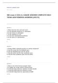 Portage Learning BIOL 110 microbiology EXAM A&plus; GRADE ASSURED COMPLETE SOLUTIONS AND VERIFIED ANSWERS