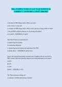 NRA INSTRUCTORS CLASS 70 QUESTIONS & CORRECT ANSWERS LATEST 2026&sol;2027 