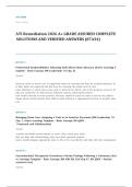 ATI RN active learning templates EXAM A&plus; GRADE ASSURED COMPLETE SOLUTIONS AND VERIFIED ANSWERS