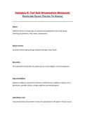 Category E Turf & Ornamentals Pesticide Exam &ndash; Minnesota &ndash; Terms Summary