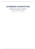 Samenvatting Biologische Antropologie&sol; evolutie van het menselijk gedrag &vert; boekdeel 2 &vert; UGent &vert; 2025&sol;26