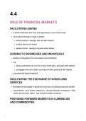 Unit 4 A level Economics Edexcel