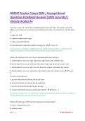 NREMT Practice I Exam 2026 &vert; Concept Based Questions & Detailed Answers &lpar;100&percnt; Accurate&rpar; &vert; Already Graded A&plus;