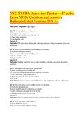 NYC NYCHA Supervisor Painter &mdash; Practice Exam MCQs Questions and Answers  Rationale Latest Versions 2026 A&plus;