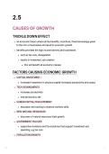 2&period;5 Economic Growth A level Edexcel Economics