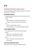 Unit 2 A level Economics Edexcel