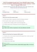 NUR 257 Exam 2 &lpar;Latest 2026&sol;2027 Update&rpar; &vert; Gerontological Nursing&comma; Older Adult Assessment Tools & Geriatric Care &vert; Comprehensive Nursing Review &vert; Exam Questions & Answers &vert; Grade A&plus;