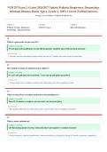 NUR 257 Exam 2 &lpar;Latest 2026&sol;2027 Update&rpar; &vert; Pediatric Respiratory&comma; Dermatologic & Infectious Disorders &vert; Comprehensive Pediatric Nursing Review &vert; Exam Questions & Answers &vert; Grade A&plus;