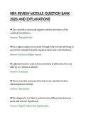NIFA REVIEW MODULE QUESTION BANK&NewLine;2026 AND EXPLANATIONS