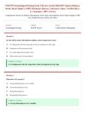 NUR 257 Exam 3 &lpar;Latest 2026&sol;2027 Update&rpar; &vert; Gerontological Nursing Review&colon; Diabetes&comma; Stroke & Cardiovascular Disorders &vert; Comprehensive Study Guide &vert; Exam Questions & Answers &vert; Grade A&plus;