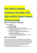 2026&sol;2027 Elite Traffic & Highway Engineering Test Bank&colon; HCM 2010&comma; AASHTO & Signal Timing Mastery
