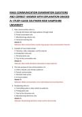 MASS COMMUNICATION EXAMINATION QUESTIONS &NewLine;AND CORRECT ANSWER WITH EXPLANATION GRADED &NewLine;A&plus; STUDY GUIDE SOUTHERN NEW HAMPSHIRE UNIVERSITY &NewLine;