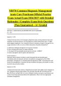 NR570 Common Diagnosis Management Acute Care Practicum Official Practice Exam Actual Exam 2026&sol;2027 with Detailed Rationales &vert; Complete Exam-Style Questions &vert; Pass Guaranteed &ndash; A&plus; Graded&NewLine;&NewLine;